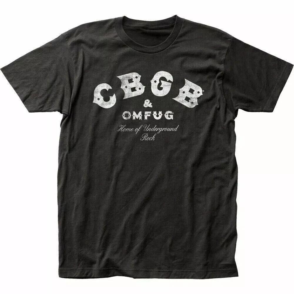 CBGB Distressed T-Shirt Mens Licensed Rock N Roll Punk Music Band Tee New Unisex T-Shirt XL