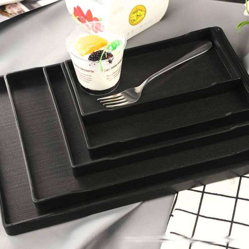 Commercial Non-slip Plastic Serving Tray