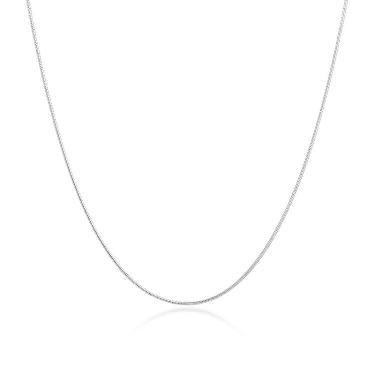 

Gold Color Women Snake Chain Necklace 1mm Ultra Thin Round Choker Necklace Stainless Steel Valentines Gift 16 to 20 50cm Length