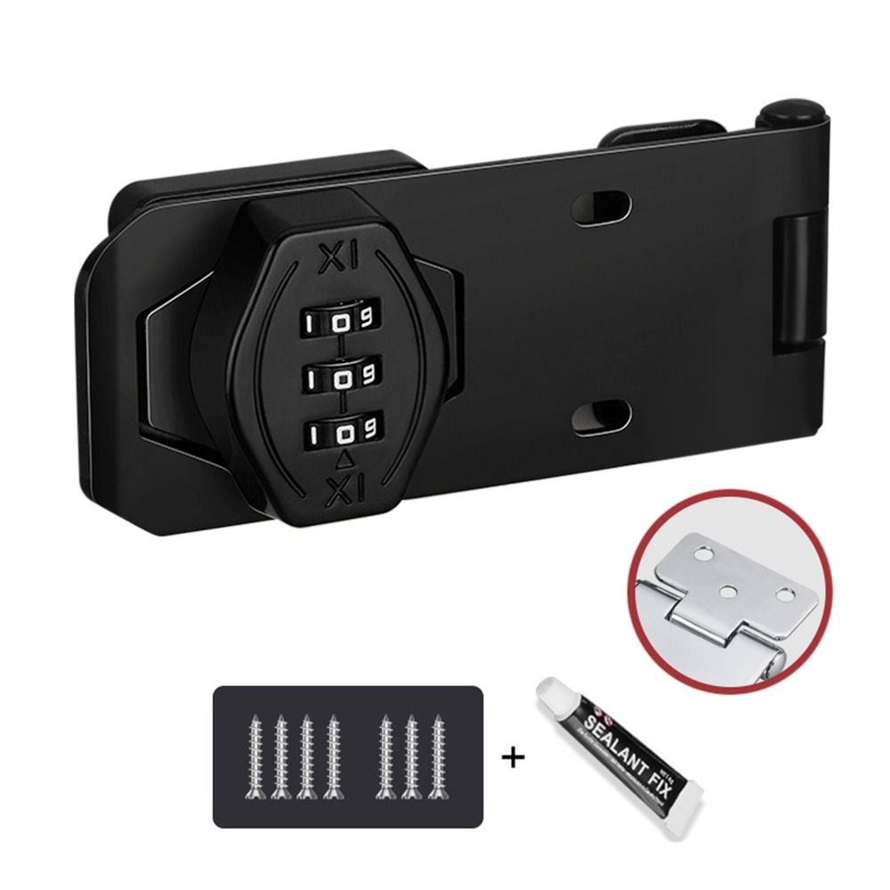 Hardware Diebstahlschutz Heimsicherheit Zahlenschloss Kombinationsschloss Fensterstopper Schrank Passwortschlösser