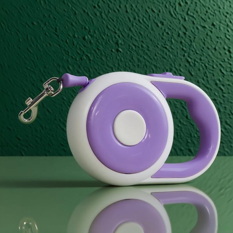 

5 Meter Automatic Anti-Escape Dog Leash Retractable One-Button Pet Rope Tangle-Free Anti-Pull Dog Leash for Medium Large Dogs 5 Meter фіолетовий