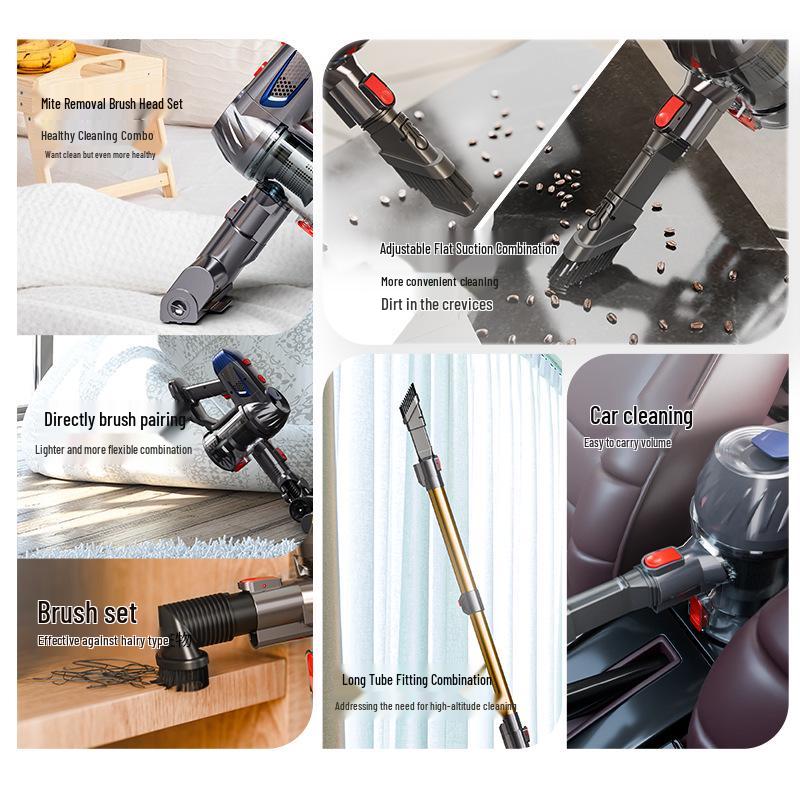 Aspirator portabil de mare putere pentru îndepărtarea acarienilor și aspirație puternică