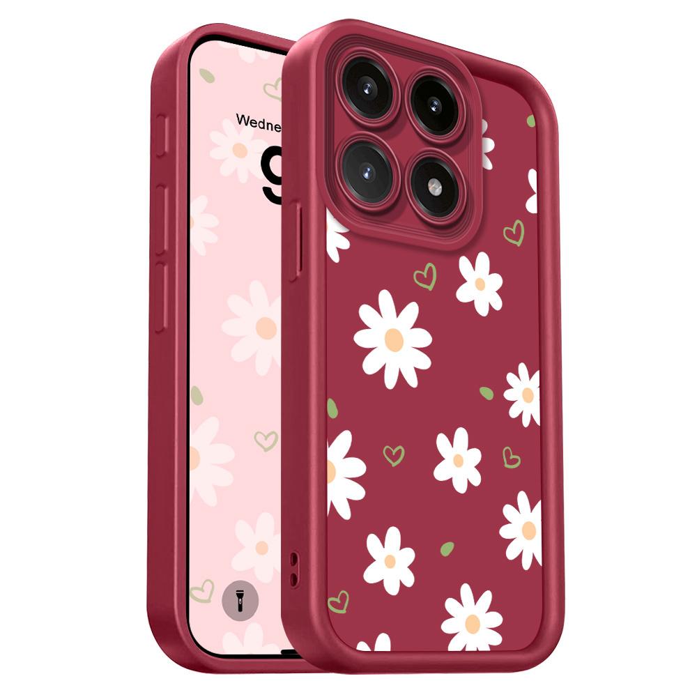 Floating Daisies Phone Case For Xiaomi 15T 14T 13T Pro 17 15 14 13 12 Lite Ultra Pro Max 5G Staircase Soft Cover