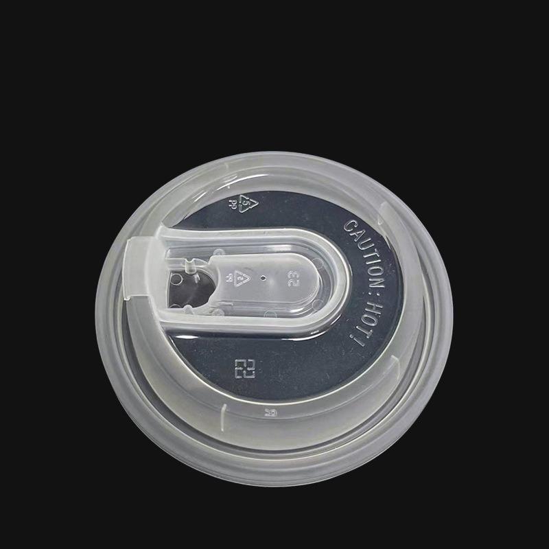Disposable Coffee Cups Insulation Double-Layer European Style Simplicity Paper Cup with Lid Hollow Insulated Milk Tea Cup Family Party Coffee Shop Use