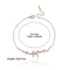Bedel Dames Wit Roze Zirkonia Steen Strik Armband Zilver Goud Rosé Kleur Verstelbaar Bruiloft Sieraden Voor Vrouwen