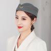 Women's Hat Ceremonial Guard Drum Team Performance Dance Hat Band Uniform Flight Attendant Beret