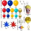 149 Pcs Popcorn Arch Balloon Set, Suitable for Carnival Party Happy Birthday Balloon Party and Other Occasions Decoration