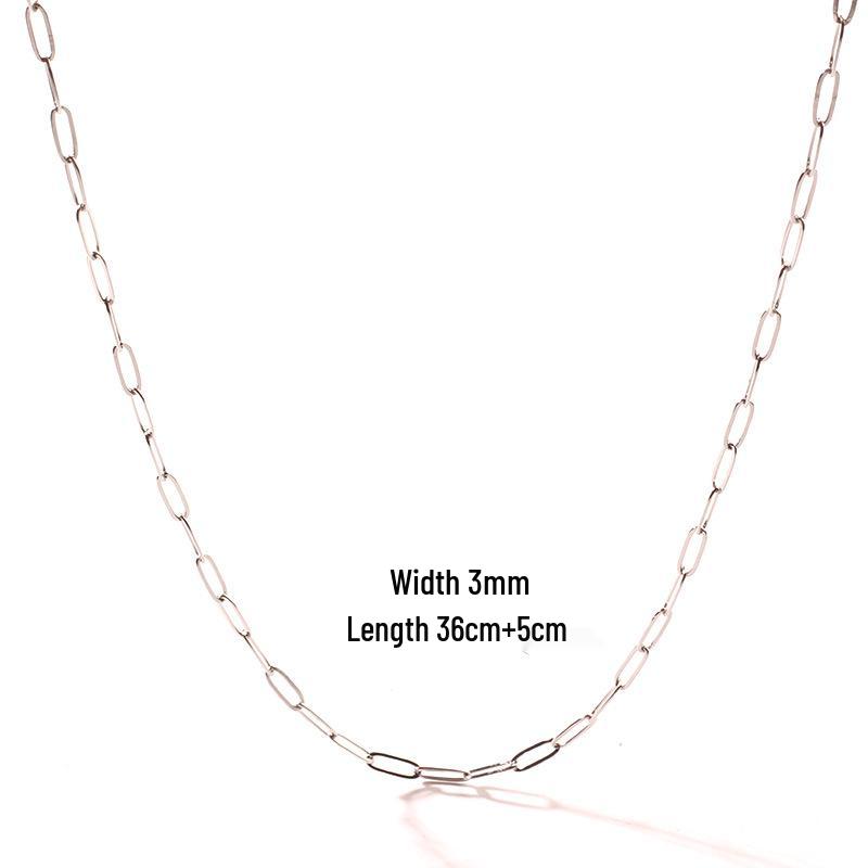 

Модное женское ожерелье из нержавеющей стали, универсальное и не выцветающее, идеально подходит для изготовления украшений своими руками.