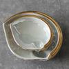 Abalone Shaped Ceramics Dining Plate Restaurant Tableware Sashimi Plate Dessert Plates Fruit Salad Bowl Dim Sum Dish Snack Tray