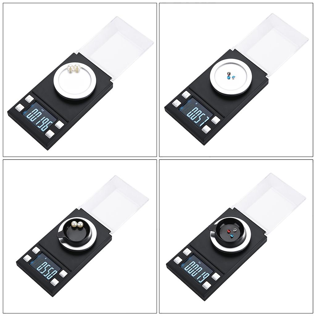 Portable LCD Digital Electronic Pocket Scale High Precision 0.001g Jewelry Gold Weighing (10g)