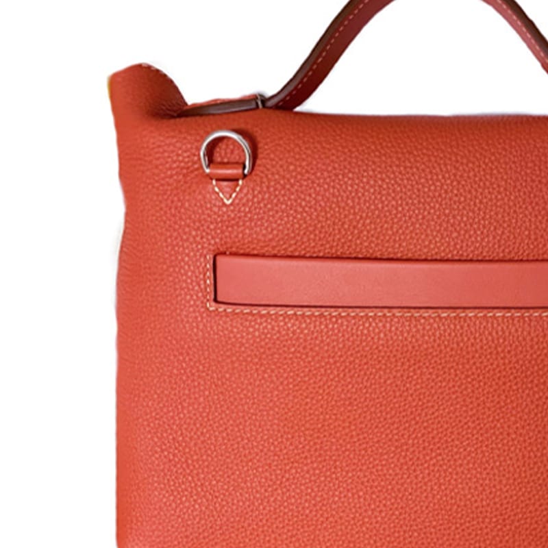 HERMES 24/24 Togo & Swift Calfskin Shoulder Bag, Crossbody Bag, Handbag Women's Bright Red H075240CKAW