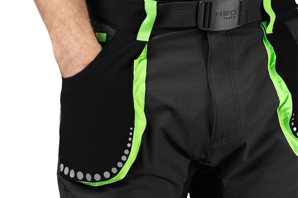 PREMIUM shorts, 4-way stretch, black, size XXL
