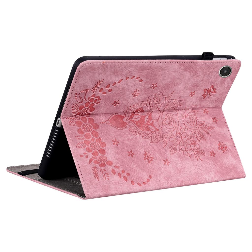 Für Lenovo Tab One 8.7 K9 TB-305FU TB-X305XU 2025 Hülle Rosenblüten-Hülle Weiche Rückseite TPU Tablet-Abdeckung