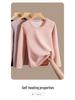 2025 Women's German Velvet Wool Silk Warm Underwear Set - Thick Base Layer for Autumn