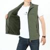 Fashion Men Casual Solid Outdoor Quick-drying Vest Jacket Tops Blouse