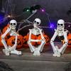 Think Skeleton Halloween Horror Haunted House Decoration Resin
