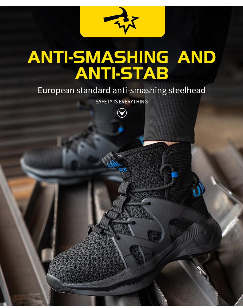 Pracovní bezpečnostní boty pro muže proti propíchnutí proti rozbití bezpečnostní obuv pro muže do práce protiskluzové pracovní tenisky zimní pracovní obuv