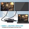 Interruptor HDMI 2 en 1 salida 1080P 4K HDMI Switcher Box Auto Splitter Switcher Plug And Play