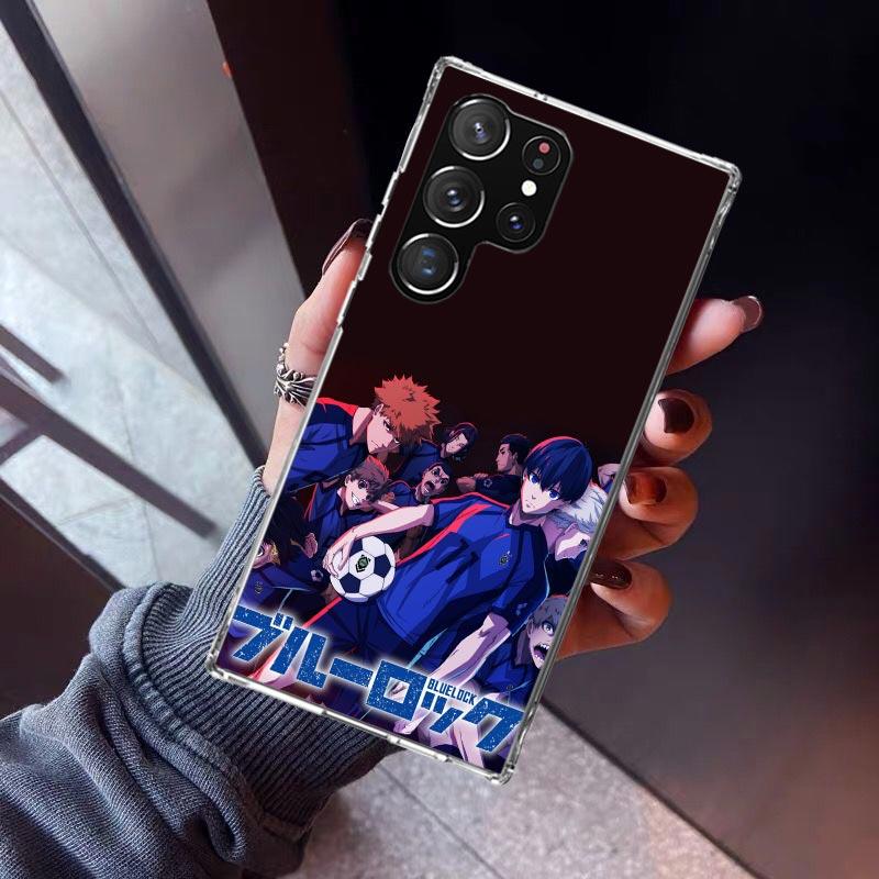 Heißes Anime Blue Lock Handyhülle Für Samsung Galaxy S26 S25 Edge S24 S23 Ultra S22 Plus S21 S20 FE Weiche TPU Rückseite Hülle Galax