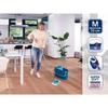 Set Lave Sol Avec Seau Essoreur Leifheit Clean Twist M Ergo 52120, Balais Serpillère Plat, Manche Télescopique De 110 À 140 Cm