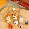 1/3 Pezzi Catenella Portachiavi Ciondolo Gatto Carino Versatile Campanellino Stella Ciondolo Gatto 3D Cartone Animato Portachiavi Ciondolo Borsa