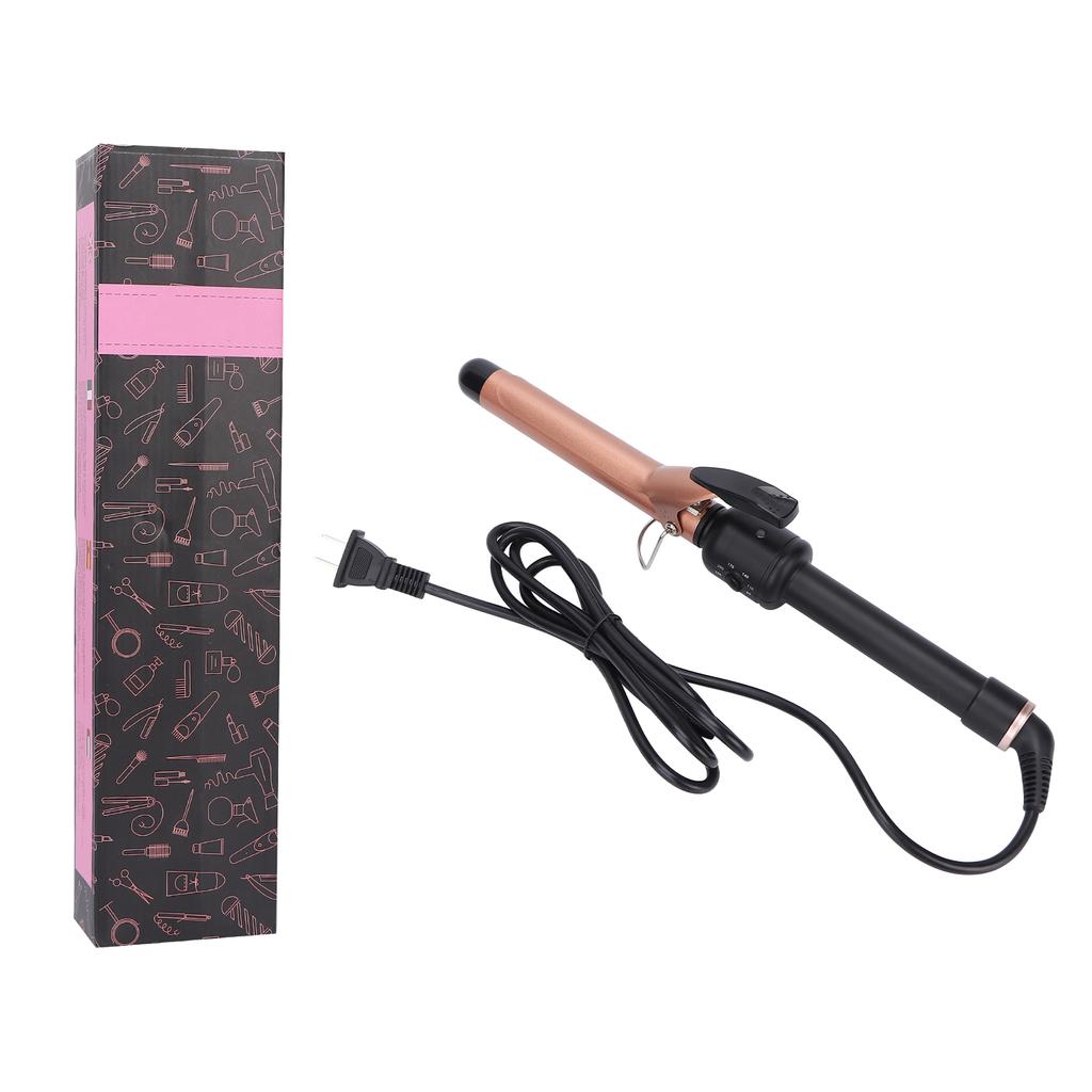 Curling Iron Wand Adjustable Temperature Ceramic Barrel Hair Curler 25mm 110‑240V