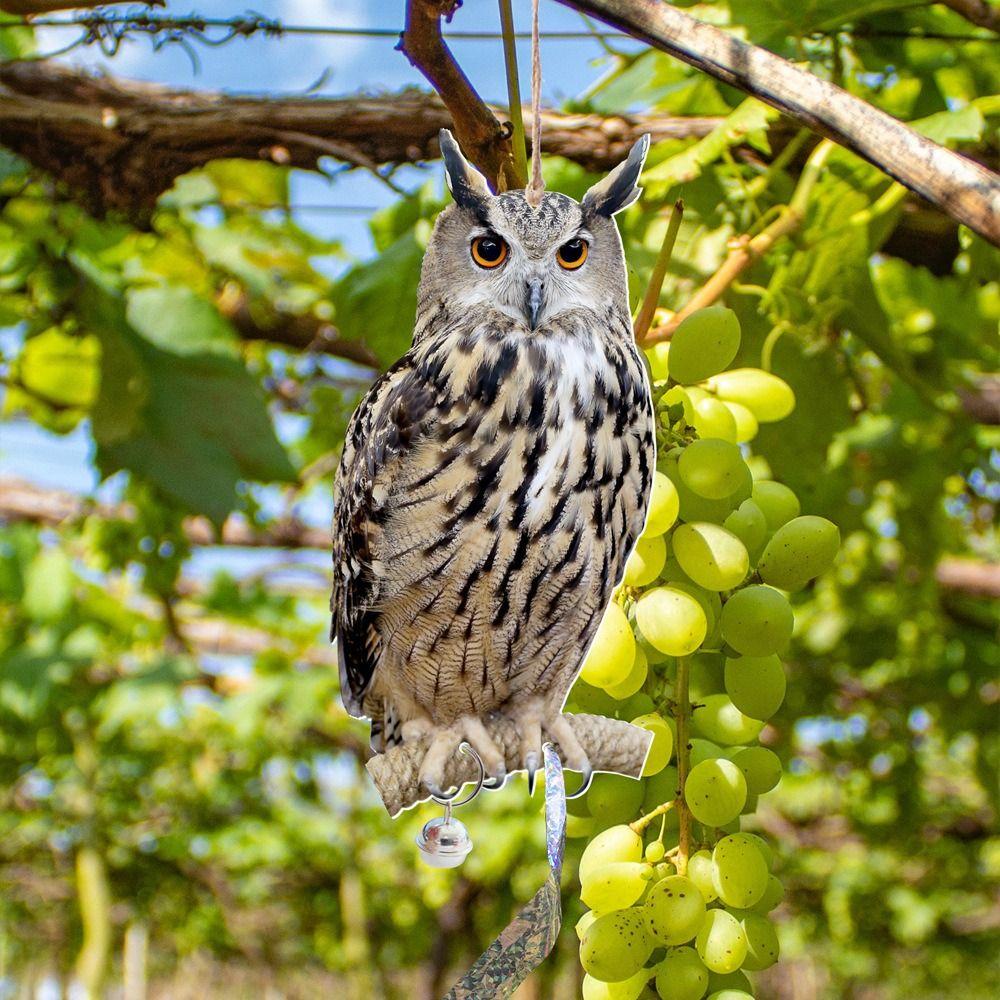 Waterproof Fake Bird Repellent Owl Scarecrow Bird Repeller Bird Repel Scare Devices  Balcony