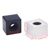 1Pc Square Microphone Flag Mic Station Cube Interview Square Box Holder Reporter Decor Flags News Square Accessories