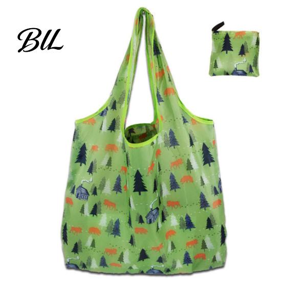 Borsa della Spesa Salvaspazio Pieghevole Grande Riutilizzabile per la Spesa con Custodia Portatile Leggera Senza Plastica Borsa a Mano Ecologica Lavabile Borsa a Telo per Esterno