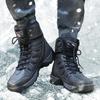 Marke Warme Plüsch Schneestiefel Hochschaft Wasserdicht Herrenstiefel Winter Wüstenstiefel Outdoor Rutschfest Stiefeletten Kampfstiefel