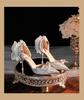Elegant French Stiletto Heels: Baotou Shallow Mouth Bridal and Bridesmaid Shoes