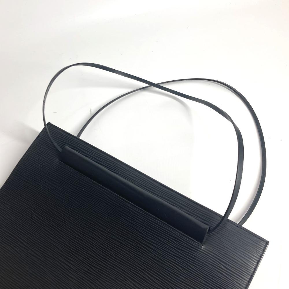 Louis Vuitton M52462 Epi Saint Tropez Shoulder Bag Tote Bag Leather Noir Black