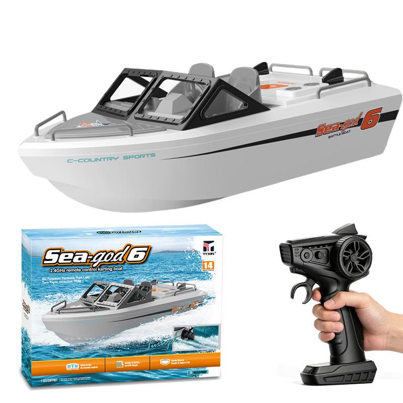 Full-Scale Brushless Motor RC Boat with Water Jet Drive