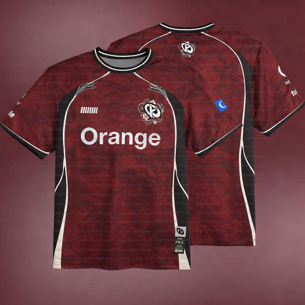 2026 Karmine Corp Esports Club Uniformi Maglia Rosa Kcorp Team Valorant Uniforme da Allenamento Abbigliamento T-shirt Squadra Francese Uomo