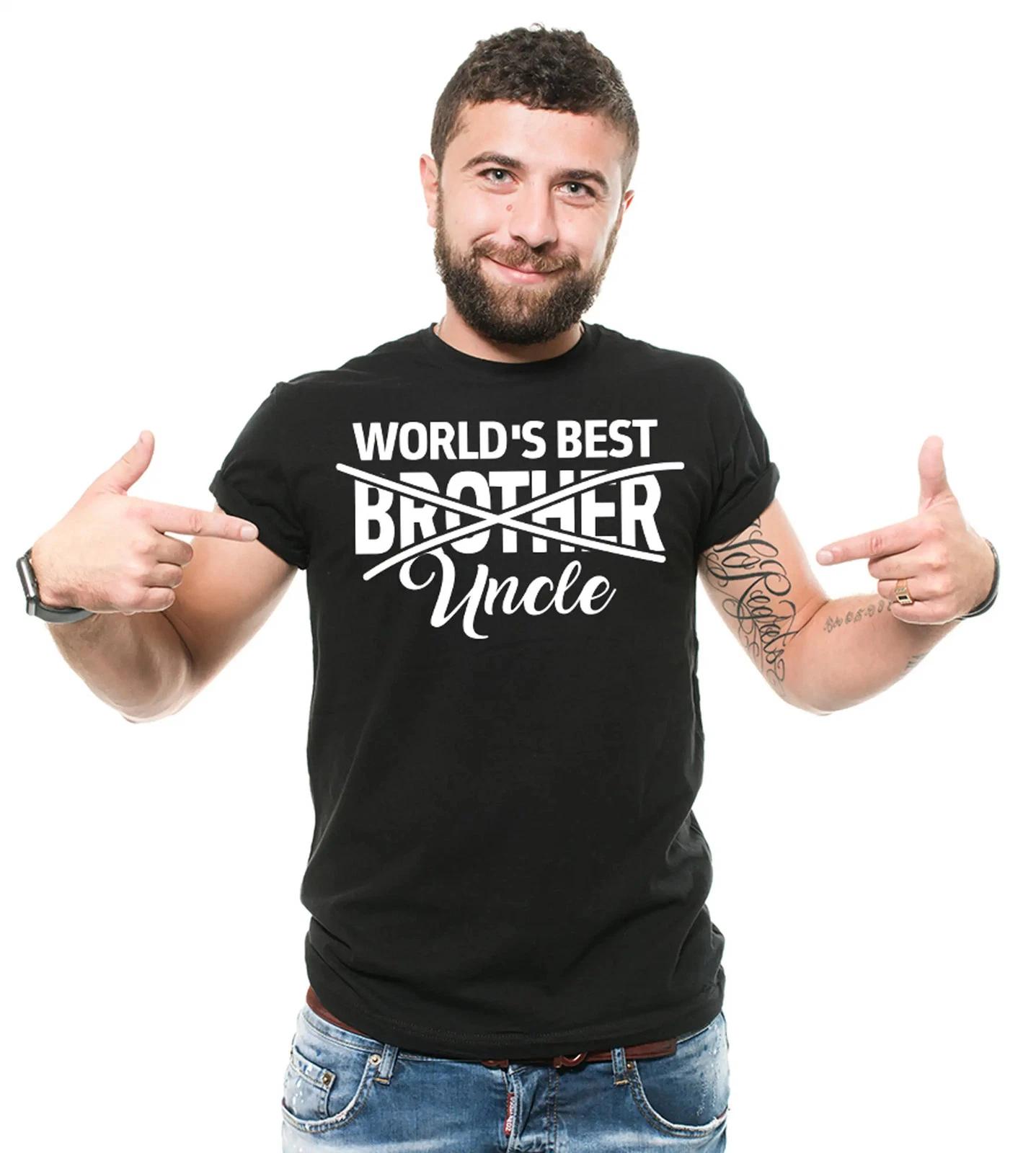 Mens Uncle T-shirt Funny Uncle Tee Uncle Gifts World s Best Uncle Shirt 4XL