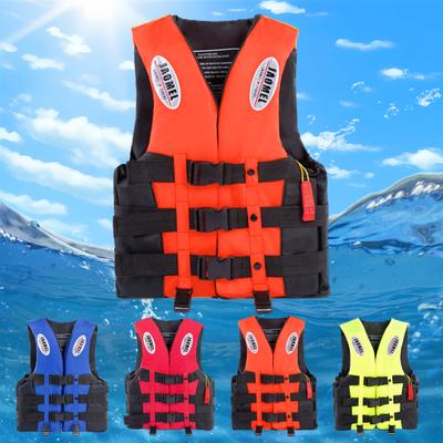 Gilet de sauvetage adulte 100 N, gilet de sauvetage réglable avec bande réfléchissante pour kayak, bateau, surf, sports nautiques