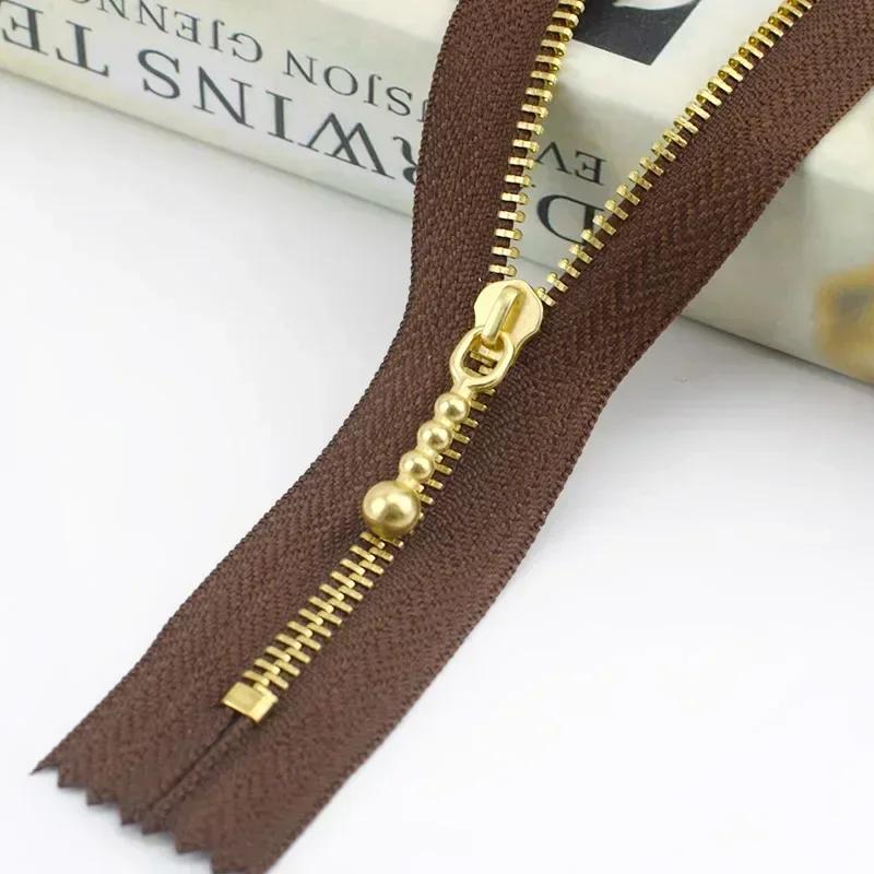 5/10/20Pcs Meetee 3# 12-40cm Close-end Zip Metal Zipper Clothes Auto Lock Zippers Jeans Pocket Zips Repair Tailor DIY Accessory