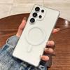 For Magsafe Magnetic Charge Transparent Phone Case For Samsung Galaxy S25 S24 S23 Ultra S22 Plus S21 FE Lear Acrylic Slim Cover