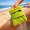 2PCS Hand-washable Sand Removal Bag Portable Sand Remover Mitt Beach Sand Remover  Family Vacation