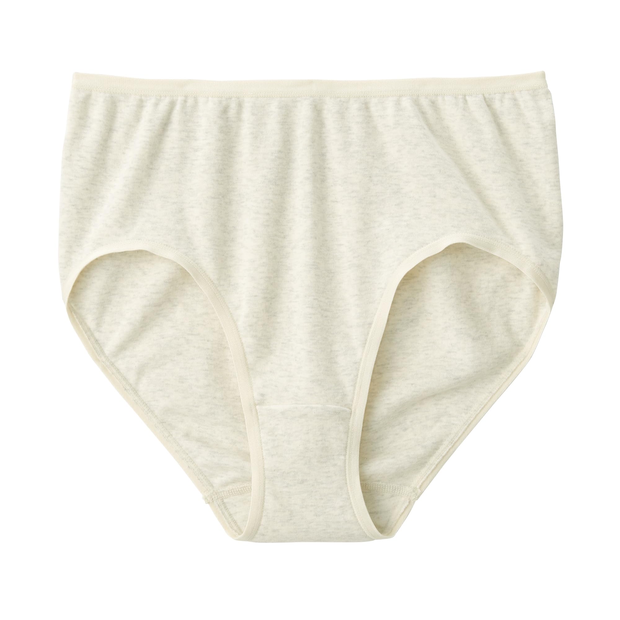 MUJI Женские укороченные шорты в рубчик с высокой талией, размер XL, FCE28A6S, Цвет: Слоновая кость, слоновая кость