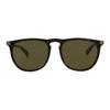 GUCCI Solid Design Acetate Oval Sunglasses Men's Tortoiseshell