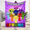 Rainbow Friends Adventure Blanket Comfortable Great for Bedding Sofa Seaside All-Season Use Stylish Decor Gift for Travel Home Birthdays
