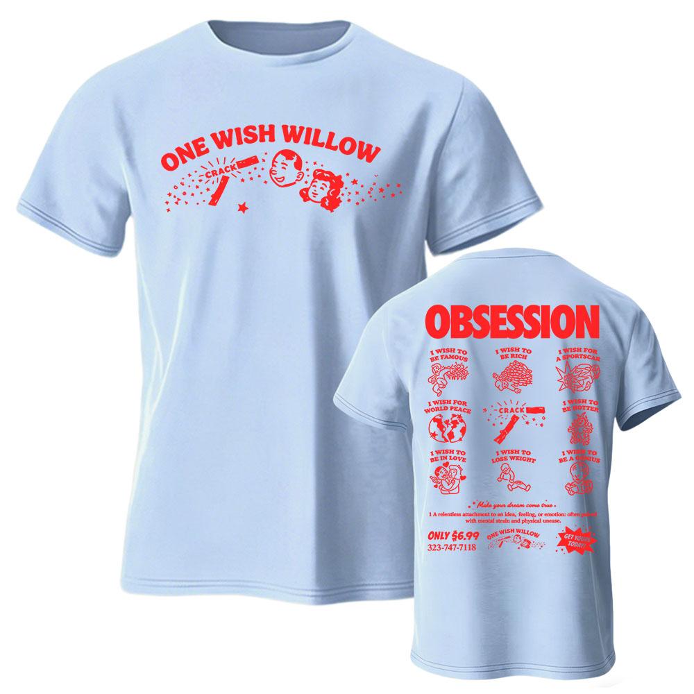 Film Obsession Ein Wunsch Weide T-Shirt Kurzarm Baumwolle Sommer Lässig T-Shirts Unisex Streetwear Mode Grafik T-Shirts