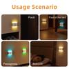 Rechargeable RGB LED Motion Sensor Light: Colorful Magnetic Ambient Lighting for Entryways and Corridors