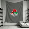 Lokomotiv Moscow Spirit Wall Hanging Printed Fabric Blanket Decorative Tapestries for Bedroom Living Room Home Decor