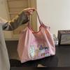 Stylish Large Capacity Embroidered Tote Bag for Women - Versatile, High-End Feel, Perfect for Casual Outings and Single Shoulder Wear.