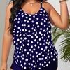 Europese en Amerikaanse stijl stippen bretels badpak dames nekband split bikini zomer strand warmwaterbron badpak