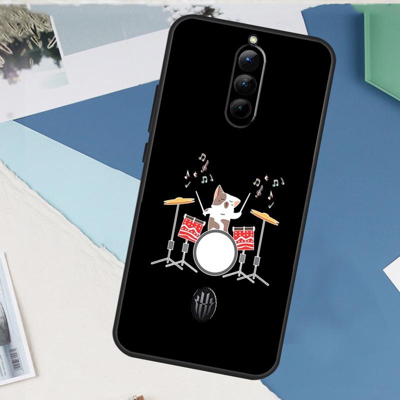 Musical Drum Drumsticks Drummers Case For ZTE Nubia Red Magic 11 10 9 8 8S 9S 10S Pro Plus 6 7 6S 7S Pro 5G 6R 10 Air Cover