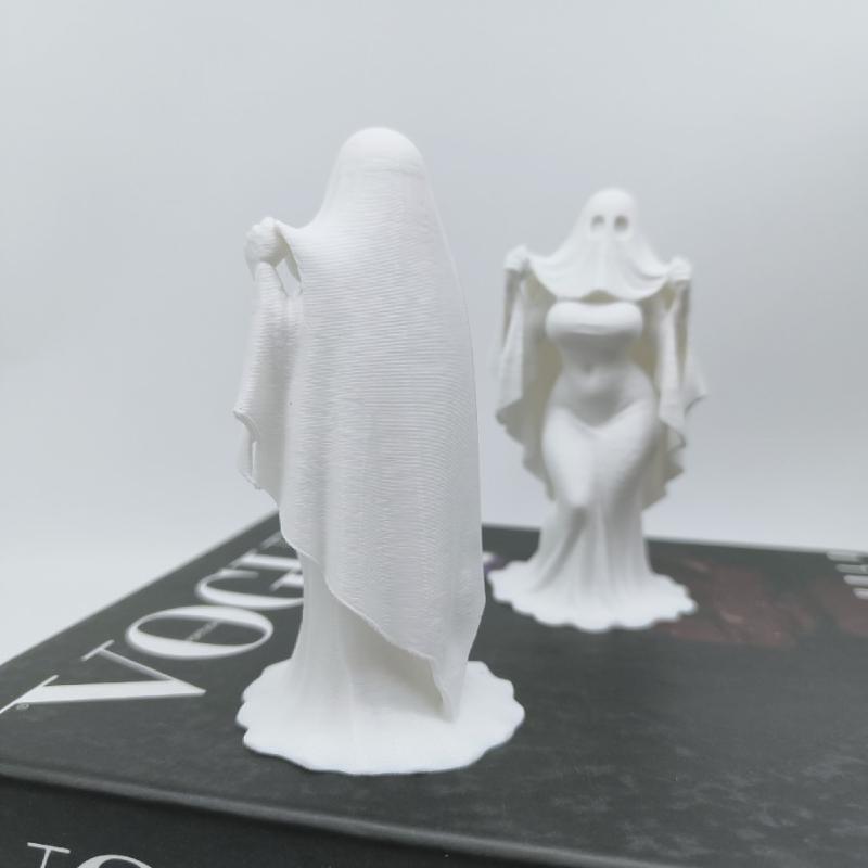 1Pcs Halloween Gothic Brides Wedding Decor Ghost Mother Statue Ornament Creative Skirt Design Office Desk Decoration