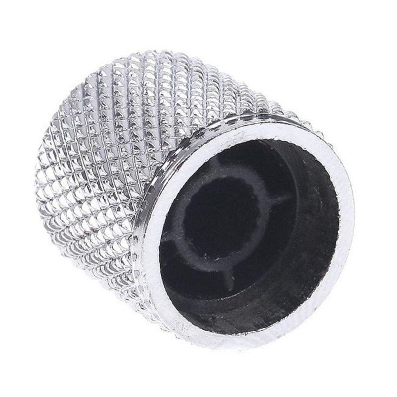 4Pcs Guitar Knobs Tops Hat Knobs Guitar Speed Control Knobs Metal Volume Tone Control Knobs Fits 6mm/0.24" Rotary Shaft